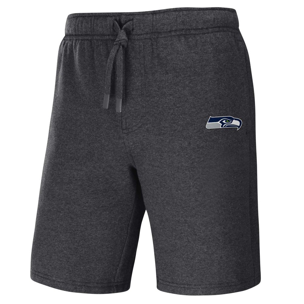 Men's NFL x Darius Rucker Collection by Fanatics Heather Charcoal Seattle Seahawks Logo Shorts