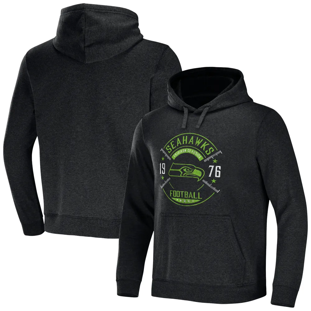 Lids Seattle Seahawks Antigua Victory Pullover Hoodie - Heather Gray