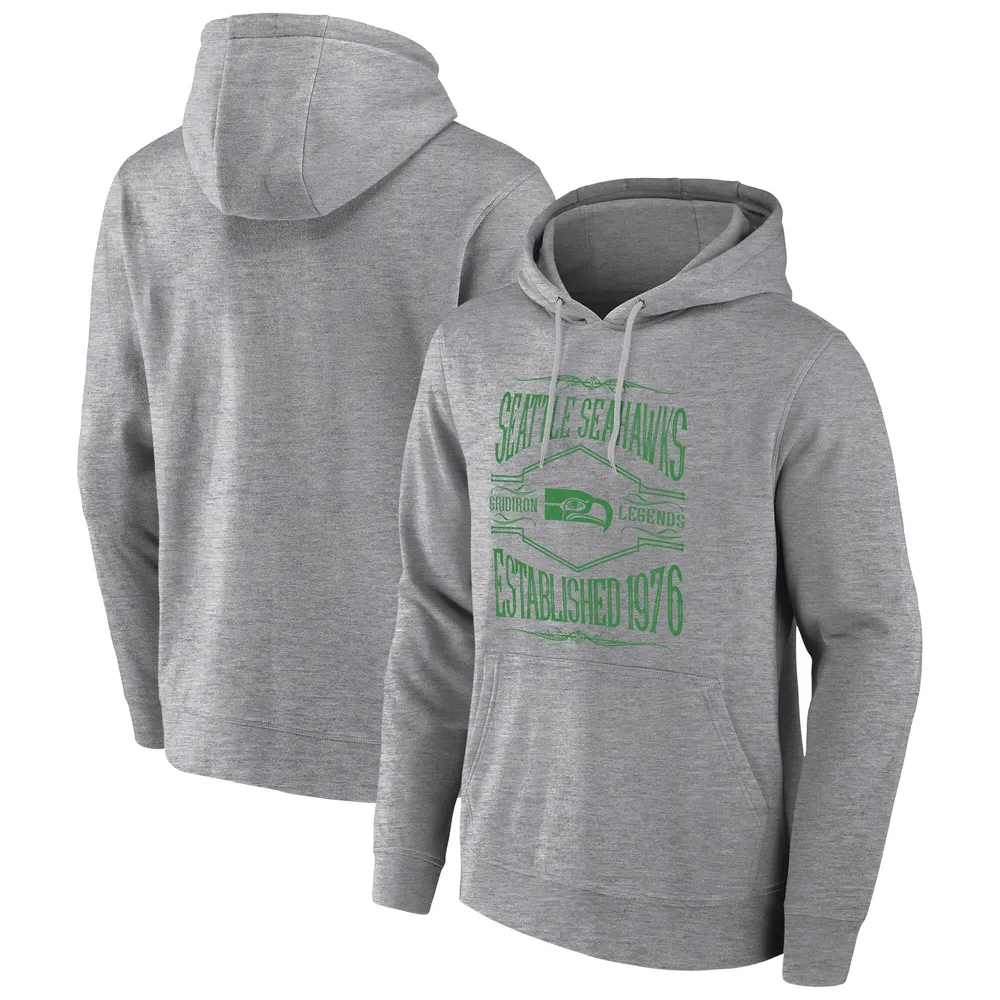 Men's THE GREAT PNW Heather Gray Seattle Seahawks Elevate Pullover Hoodie