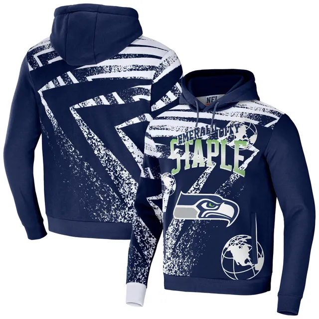 Lids Seattle Seahawks Fanatics Branded Long Sleeve Hoodie T-Shirt - College  Navy