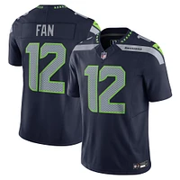 Men's Nike 12s Navy Seattle Seahawks Vapor F.U.S.E. Limited Jersey