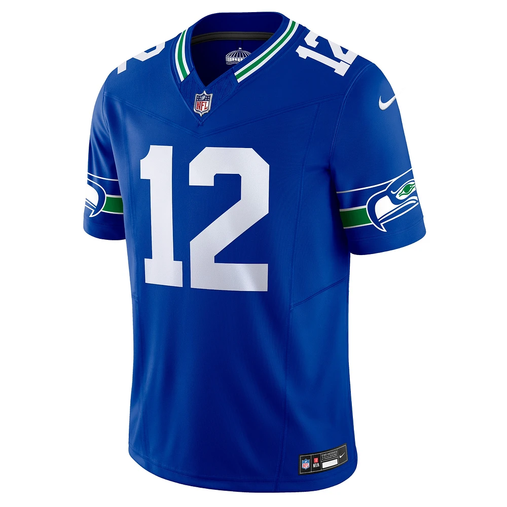 Men's Nike 12th Fan Royal Seattle Seahawks Vapor F.U.S.E. Limited Jersey