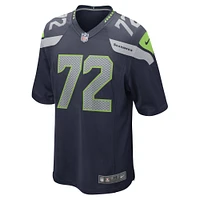 Men's Nike Abraham Lucas College Navy Seattle Seahawks Game Player Jersey