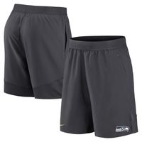 Men's Nike Anthracite Seattle Seahawks Stretch Woven Shorts