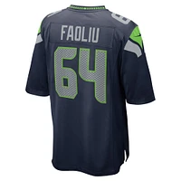 Men's Nike Austin Faoliu College Navy Seattle Seahawks  Game Jersey