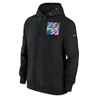 Men's Nike  Black Seattle Seahawks 2023 NFL Crucial Catch Club Pullover Hoodie