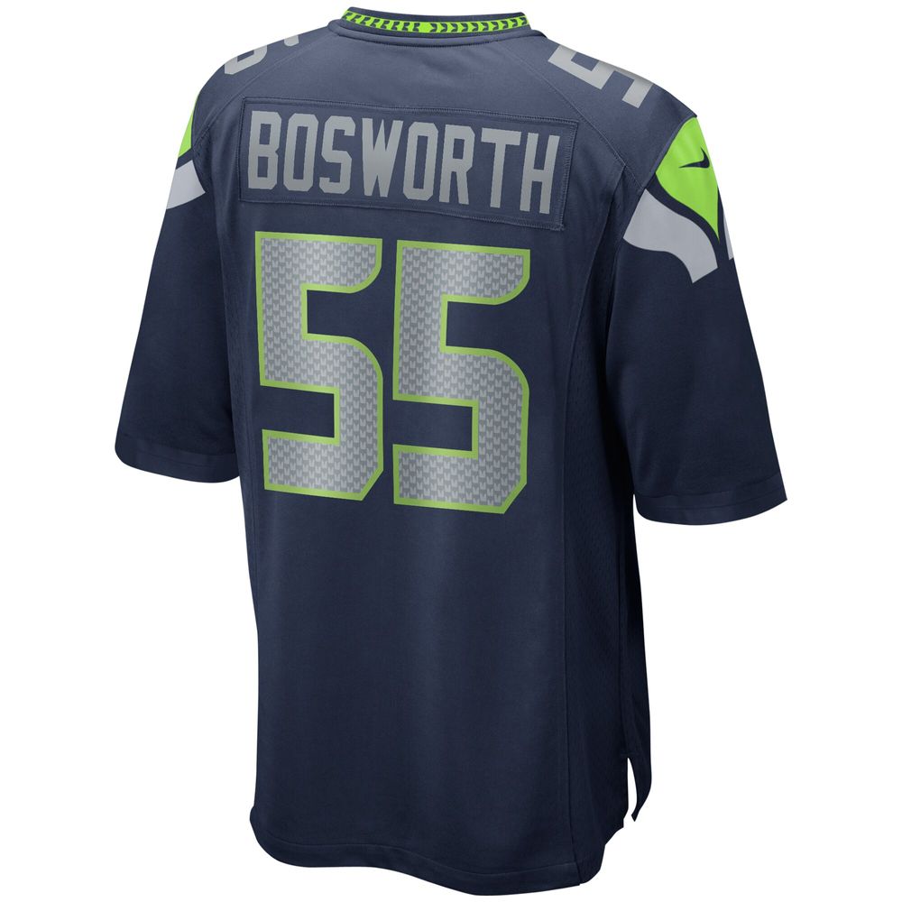 Men's Nike Brian Bosworth College Navy Seattle Seahawks Game Retired Player Jersey