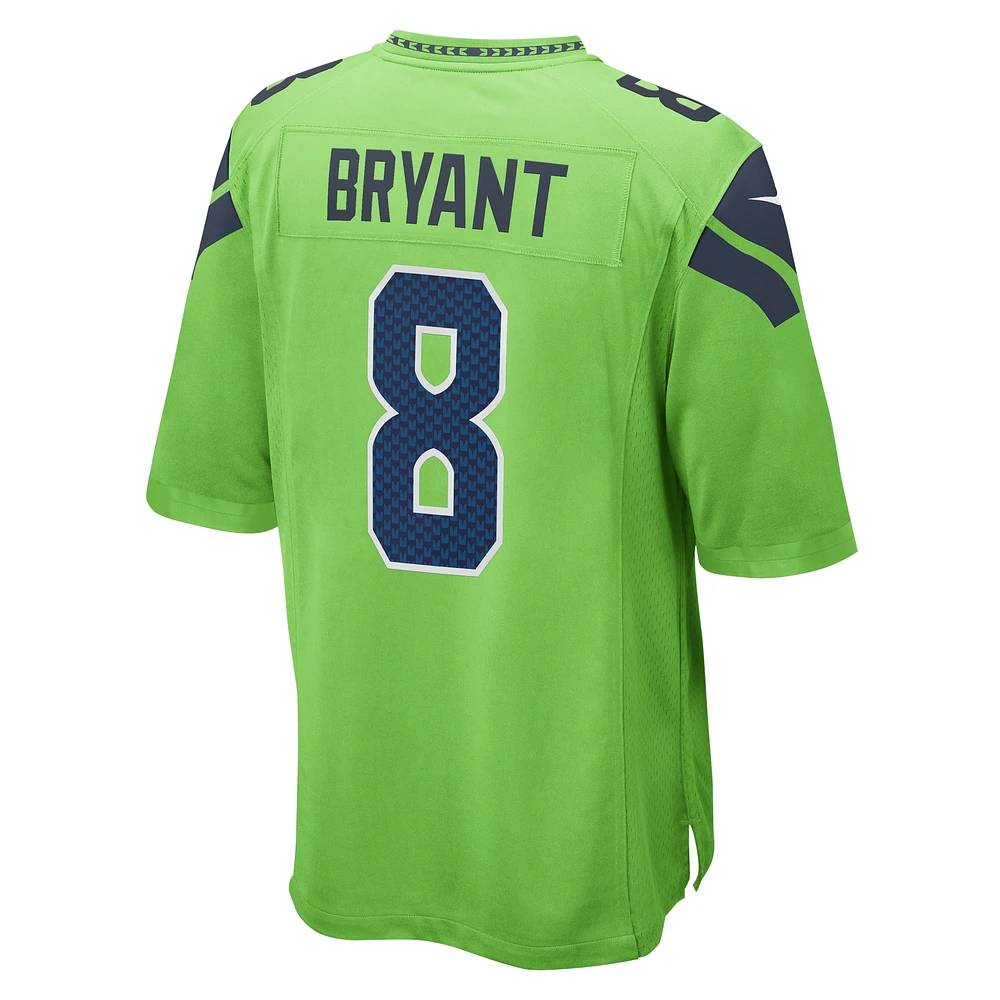 Men's Nike Coby Bryant Neon Green Seattle Seahawks  Game Jersey