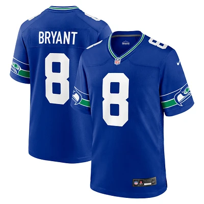 Maillot Nike Coby Bryant Royal Seattle Seahawks Throwback Player Game pour homme