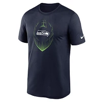 Men's  Nike College Navy Seattle Seahawks Big & Tall Blitz Legend Icon T-Shirt