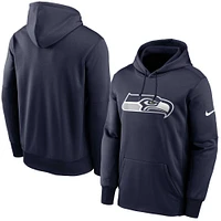 Sweat à capuche Nike College Navy Seattle Seahawks Big & Tall Fan Gear Prime Logo Fleece Performance pour homme