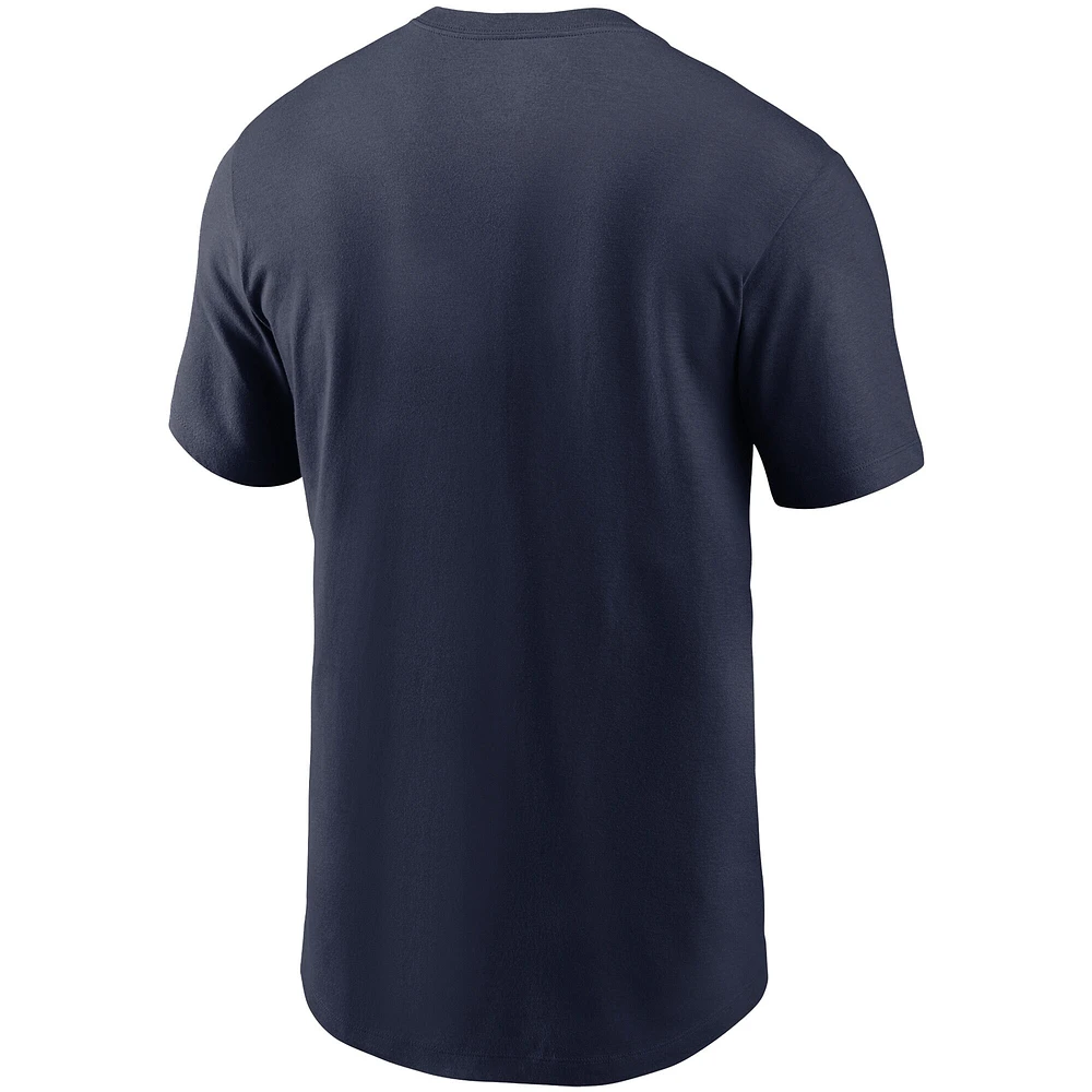 Men's Nike College Navy Seattle Seahawks Hometown Collection Team T-Shirt