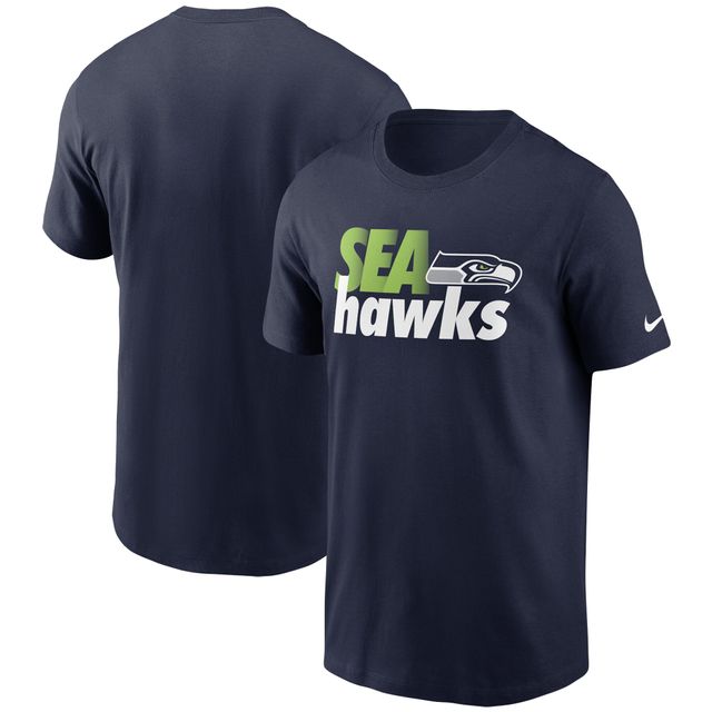 T-shirt de l'équipe Nike College Navy des Seattle Seahawks Hometown Collection pour hommes