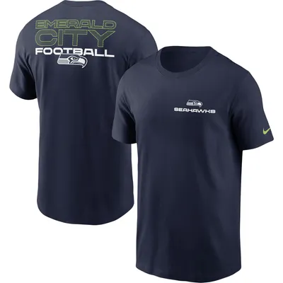 Seattle Seahawks Nike Local Phrase T-Shirt - College Navy