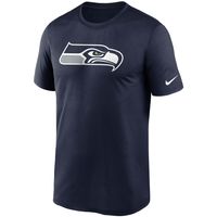 Men's Nike College Navy Seattle Seahawks Logo Essential Legend Performance T-Shirt