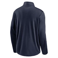 Men's Nike College Navy Seattle Seahawks Pacer Half-Zip Pullover