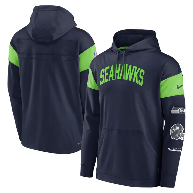 Nike Gray Seattle Seahawks Sideline Team Performance Pullover Sweatshirt