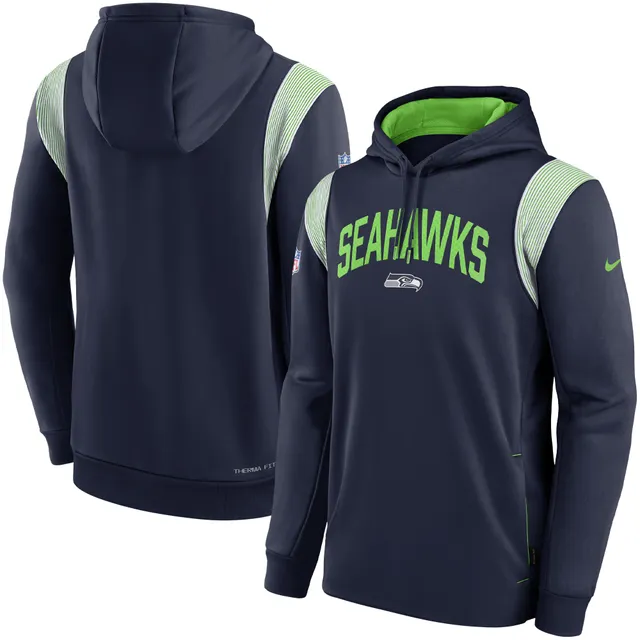 Youth College Navy Seattle Seahawks Team Tie-Dye Pullover Hoodie