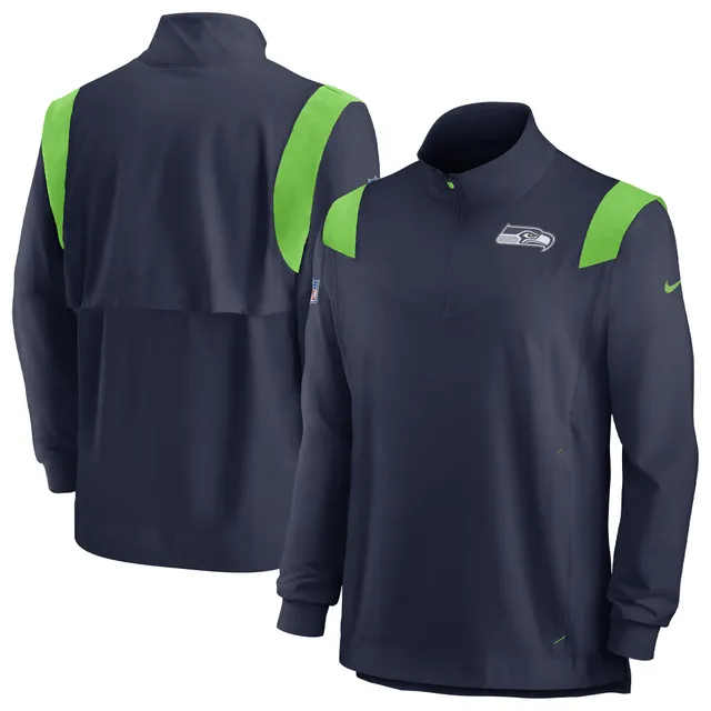 Seattle Seahawks Sideline Coach Men’s Nike Men's Dri-Fit NFL Polo in Blue, Size: Small | 00MG41S78-0BW