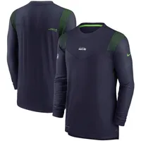 Seattle Seahawks Navy Logo Legend Long Sleeve T-Shirt by Nike