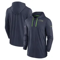 Nike Men's Seattle Seahawks Sideline Therma-FIT Pullover Hoodie - Green - L (Large)