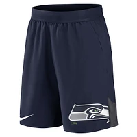 Men's Nike College Navy Seattle Seahawks Team Shorts