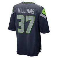 Maillot de match Nike Damarion Williams College Navy pour homme des Seattle Seahawks