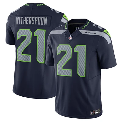 Men's Nike Devon Witherspoon Navy Seattle Seahawks Vapor F.U.S.E. Limited Jersey