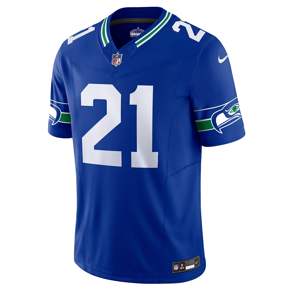 Nike Devon Witherspoon Royal Seattle Seahawks Alternate Vapor F.U.S.E. Maillot limité