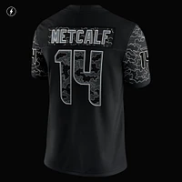 Men's Nike DK Metcalf Black Seattle Seahawks RFLCTV Limited Jersey