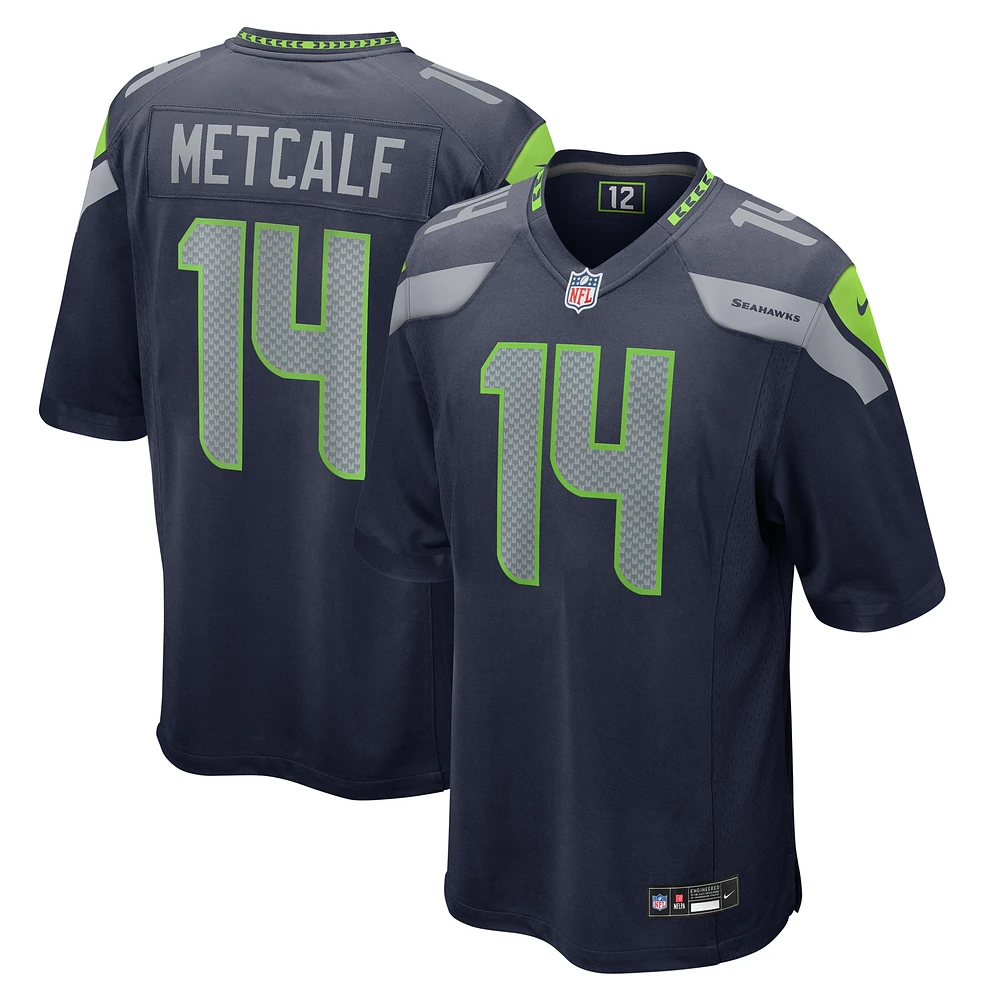 Maillot de match Nike DK Metcalf College Navy pour homme des Seattle Seahawks