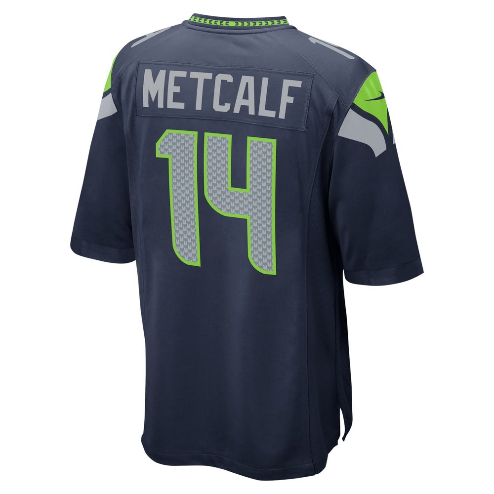 Men's Nike DK Metcalf College Navy Seattle Seahawks Game Team Jersey