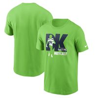 Men's Nike DK Metcalf Neon Green Seattle Seahawks Essential Player - T-Shirt