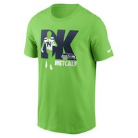 Men's Nike DK Metcalf Neon Green Seattle Seahawks Essential Player - T-Shirt