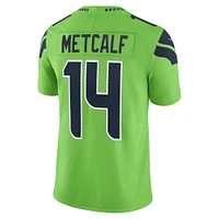 Maillot de joueur Nike DK Metcalf vert fluo Seattle Seahawks Vapor Limited pour homme