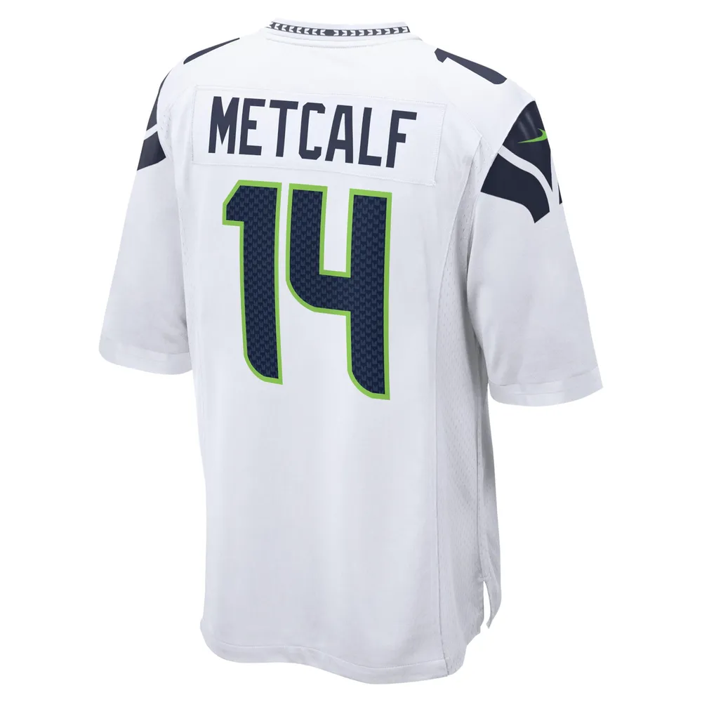 Maillot de match Nike DK Metcalf Seattle Seahawks pour homme, blanc