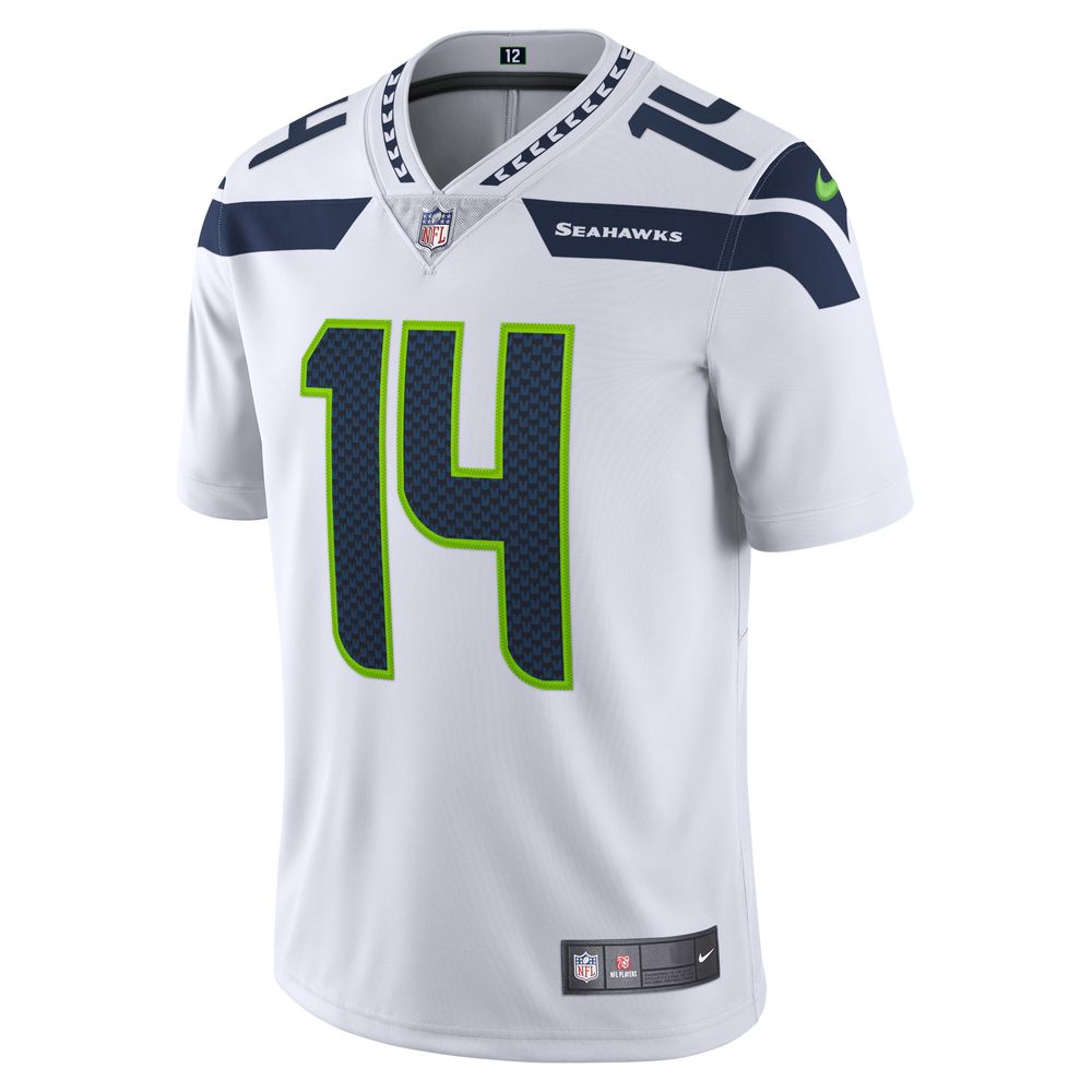 Men's Nike DK Metcalf White Seattle Seahawks Vapor Limited Jersey