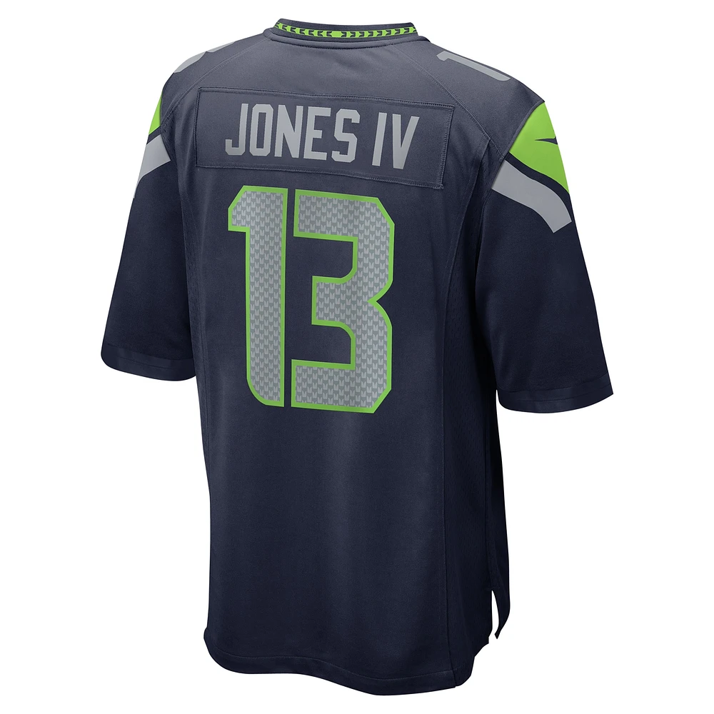 Maillot de match Nike Ernest Jones IV College Navy pour homme des Seattle Seahawks