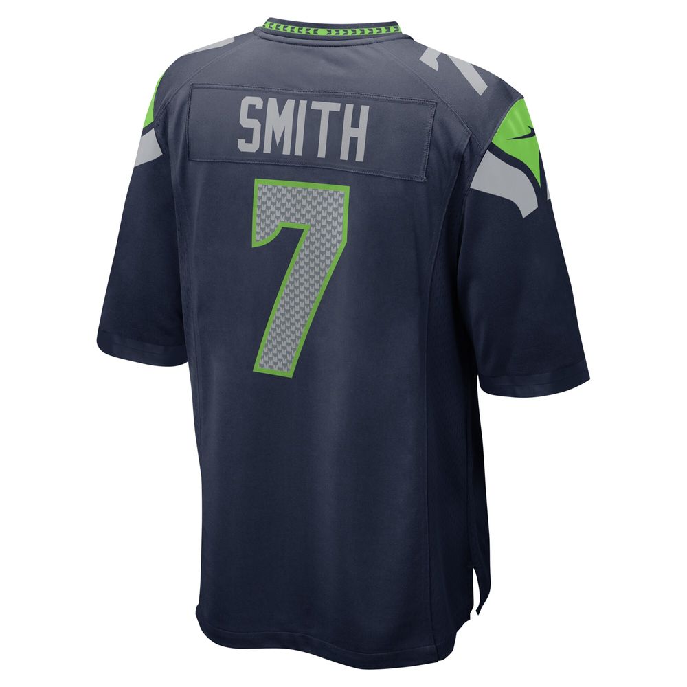 Men's Nike Geno Smith College Navy Seattle Seahawks Game Jersey