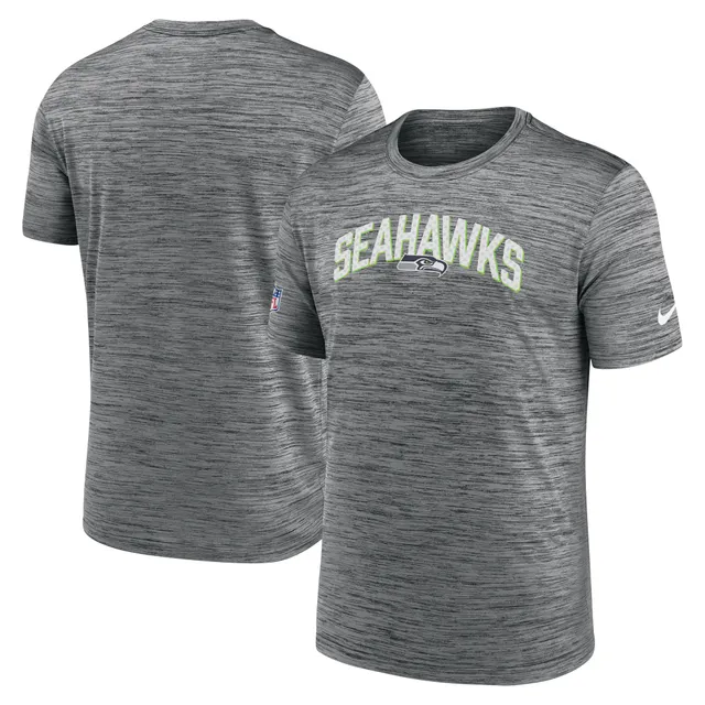 Men's Nike Navy Seattle Seahawks Sideline Infograph Performance T-Shirt