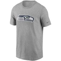 Men's Nike Heathered Gray Seattle Seahawks Primary Logo T-Shirt