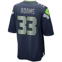 Men's Nike Jamal Adams College Navy Seattle Seahawks Game Player Jersey