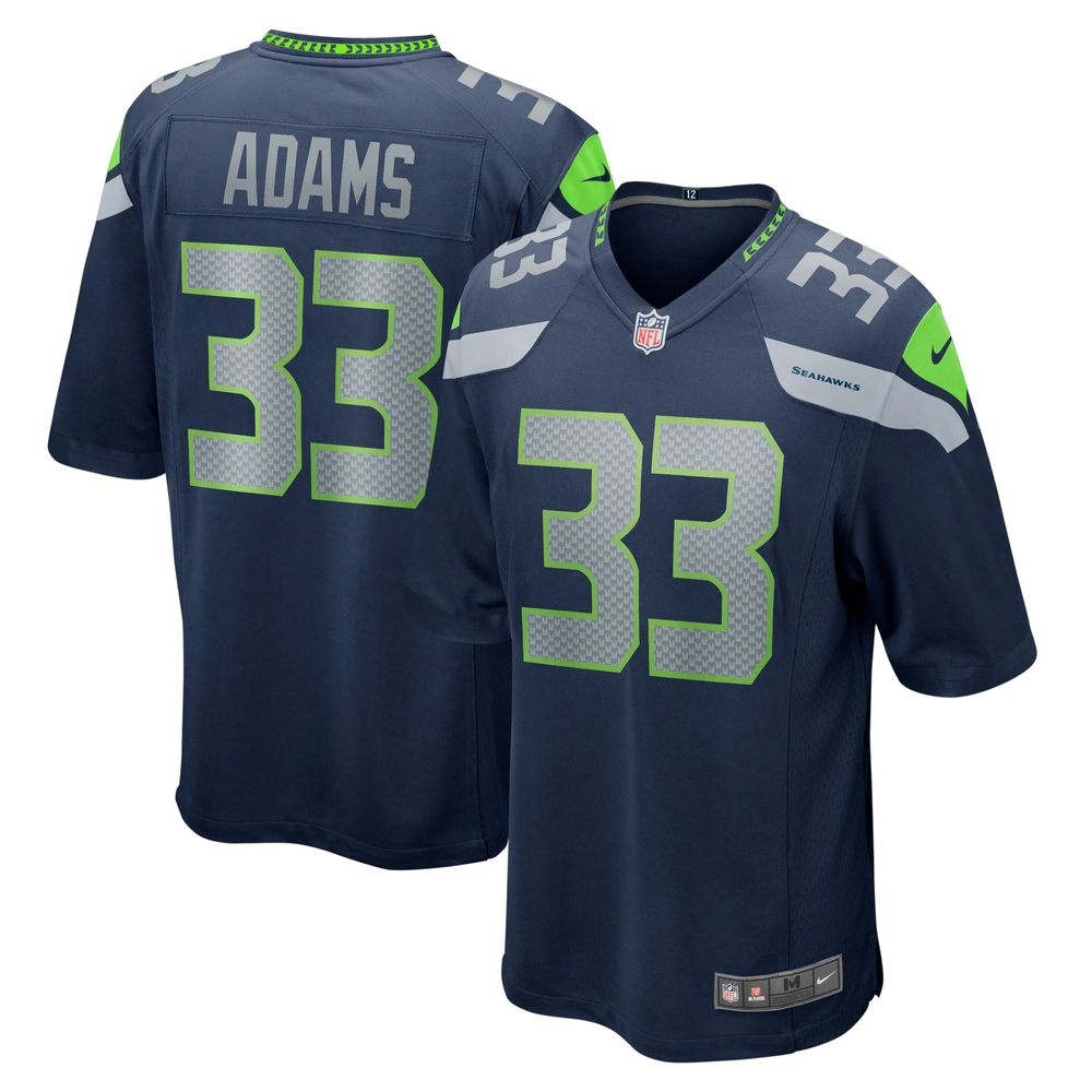 Men's Nike Jamal Adams College Navy Seattle Seahawks Game Team Jersey