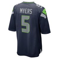 Men's Nike Jason Myers College Navy Seattle Seahawks Game Jersey