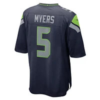 Men's Nike Jason Myers  College Navy Seattle Seahawks Game Jersey