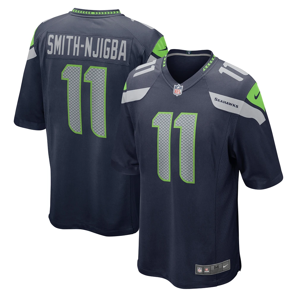 Maillot de match Nike Jaxon Smith-Njigba College Navy des Seattle Seahawks pour homme