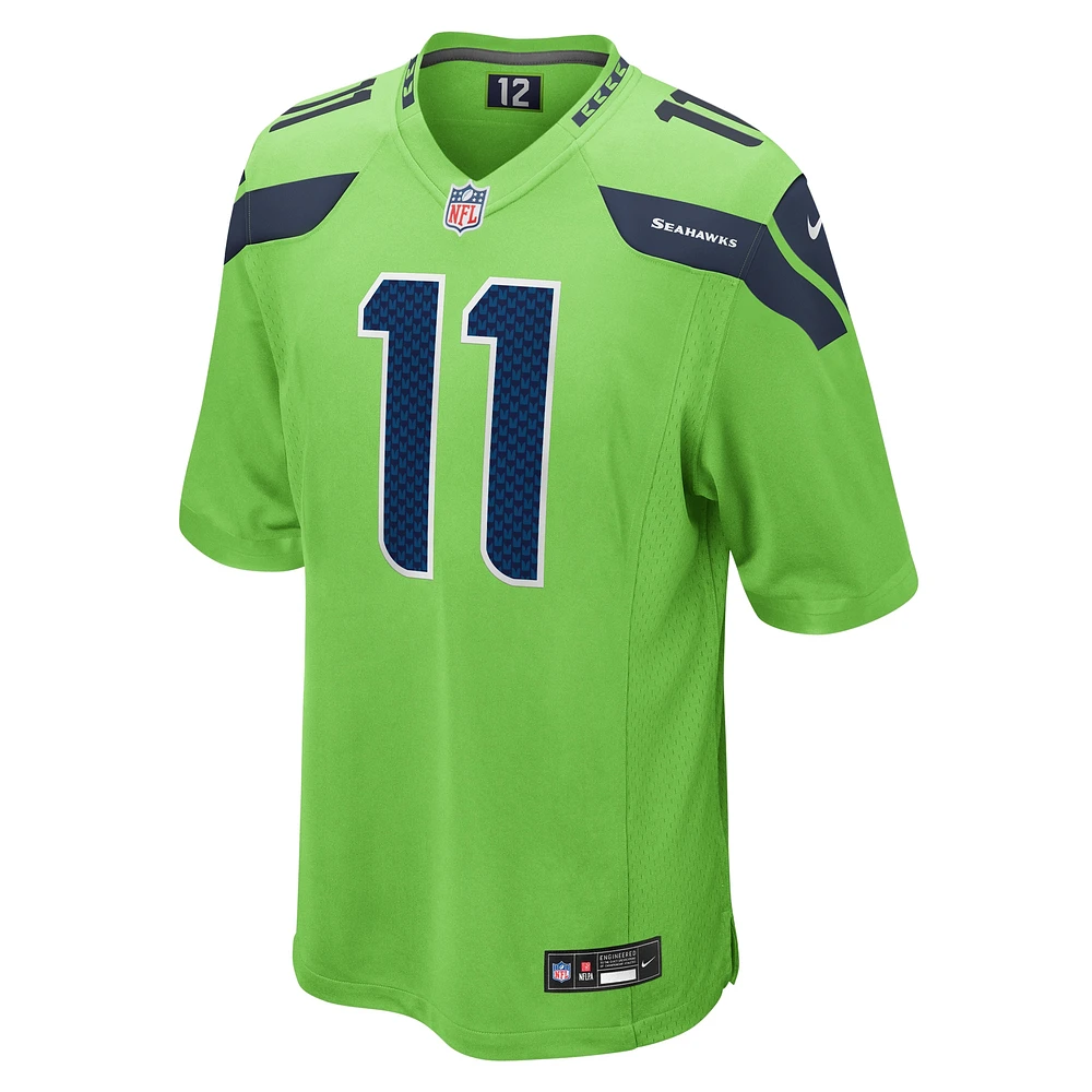 Men's Nike Jaxon Smith-Njigba Neon Green Seattle Seahawks  Game Jersey