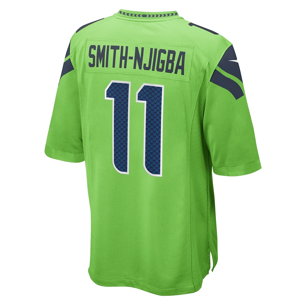 Men's Nike Jaxon Smith-Njigba Neon Green Seattle Seahawks  Game Jersey