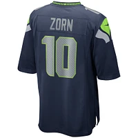 Men's Nike Jim Zorn College Navy Seattle Seahawks Game Retired Player Jersey