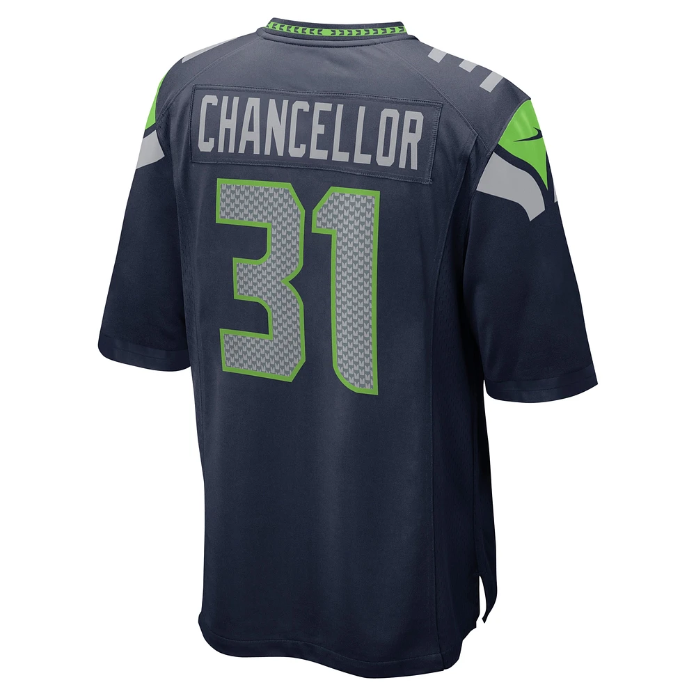 Men's Nike Kam Chancellor College Navy Seattle Seahawks Retired Player Game Jersey